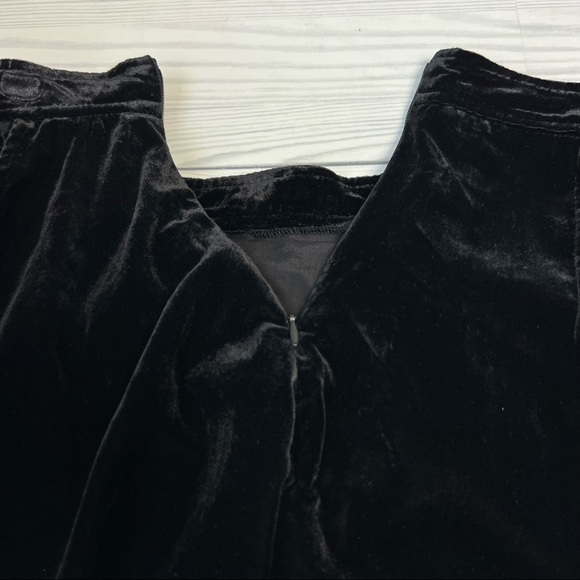Free People Dance The Night Away black velvet skort size 12 - Picture 7 of 16